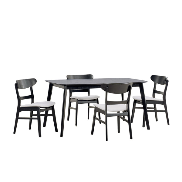 gdf studio Helen Mid-Century Modern 5 Piece Dining Set