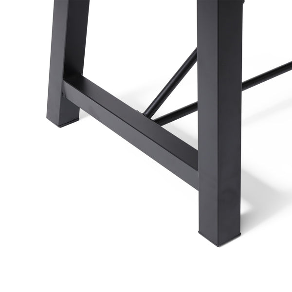 Gdf Studio Hempstead Indoor Modern Industrial Acacia Wood Dining Table Black