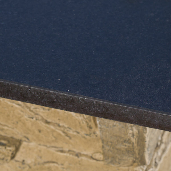 Gdf Studio Heritage 32-inch Stone Square MGO Fire Pit - 40 000 BTU