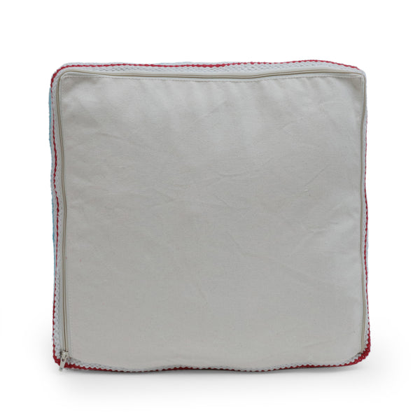 Gdf Studio Hilliard Boho Handcrafted Peruvian Print Cube Pouf