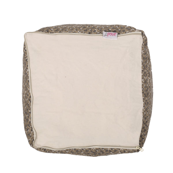Gdf Studio Hinton Handcrafted Boho Fabric Cube Pouf