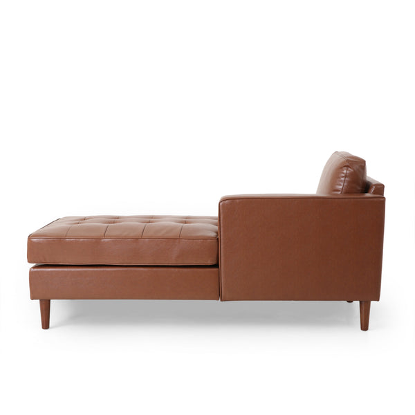 Gdf Studio Hixon Contemporary Tufted Upholstered Chaise Lounge