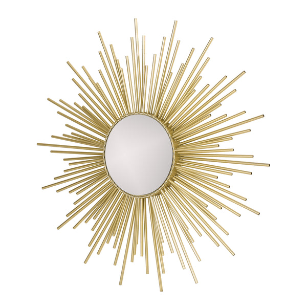 gdf studio Holasek Modern Glam Sunburst Wall Mirror Gold