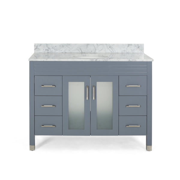 Gdf Studio Holdame Contemporary 48" Wood Bathroom Vanity (Counter Top Not Included)