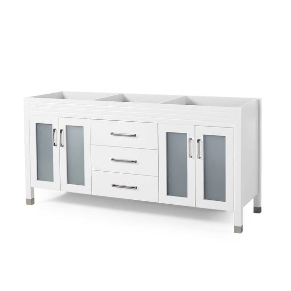 gdf studio Holdame Contemporary 72" Wood Bathroom Vanity (Counter Top Not Included)