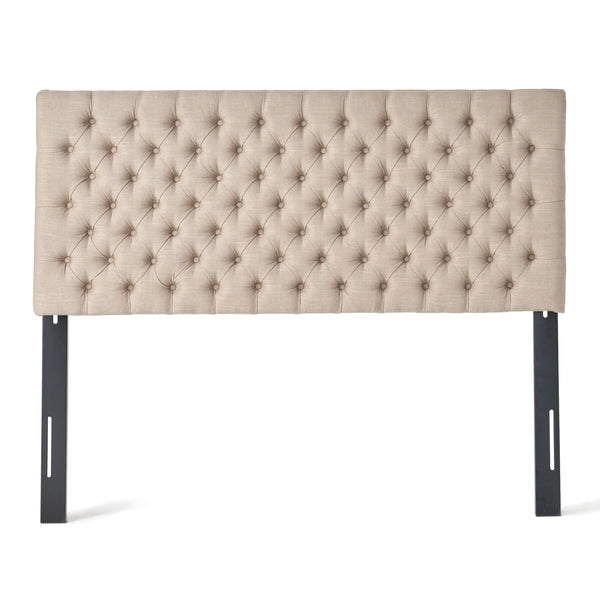gdf studio Holland Queen/Full Sandy Beige Fabric Headboard