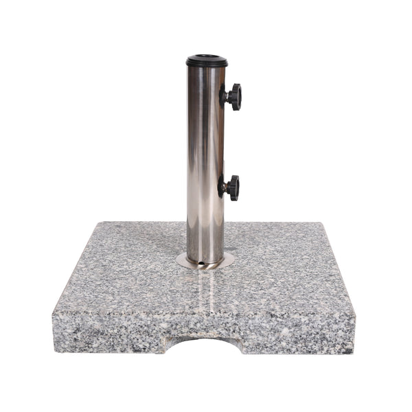 gdf studio Howard 55-pound Square Grey Granite Umbrella Base