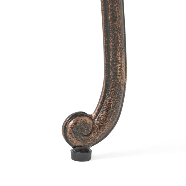 Gdf Studio Hyde Traditional Outdoor Copper Cast Aluminum End Tables (Set Of 2)