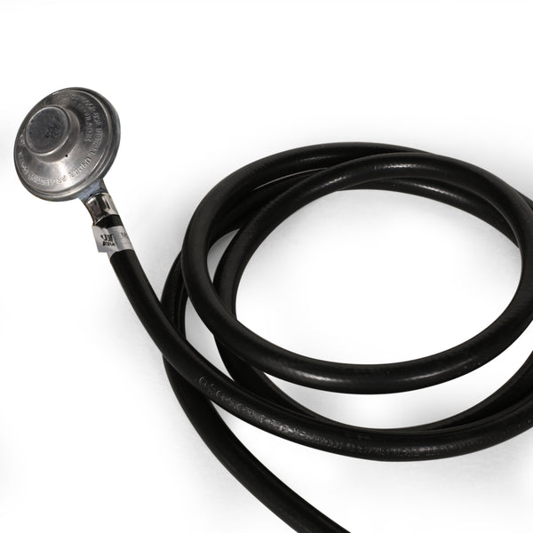 Gdf Studio Hyrum Outdoor 40 000 BTU Fire Pit Dining Table With Tank Holder Textured Brown Walnut Black And Dark Gray