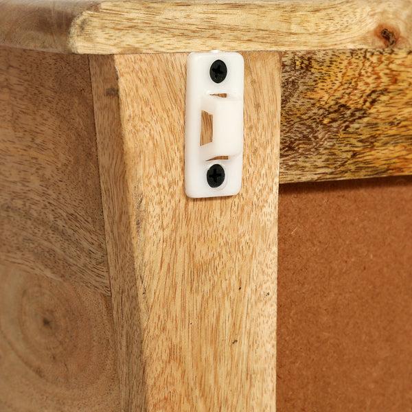 Gdf Studio Ingersol Handcrafted Boho 2 Drawer Mango Wood Nightstand