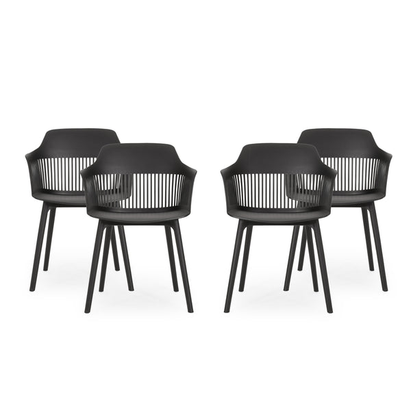 Gdf Studio Irene Outdoor Modern Dining Chair (Set Of 4)