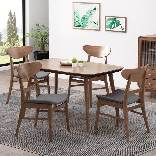 gdf studio Isador Mid-Century Modern Dining Chairs (Set of 4)