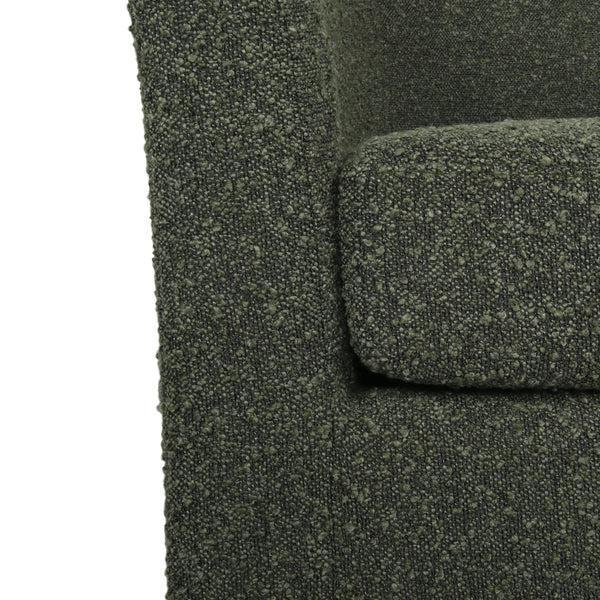 Gdf Studio Jackson Contemporary Upholstered Swivel Club Chair