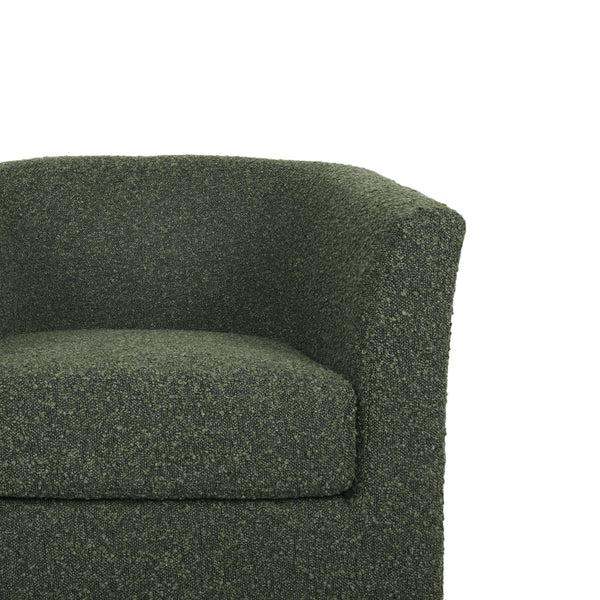 Gdf Studio Jackson Contemporary Upholstered Swivel Club Chair