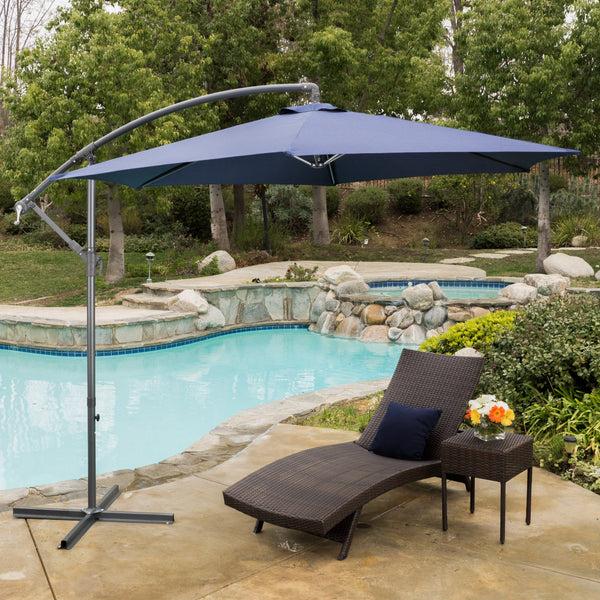 Gdf Studio Jacksonville Navy Blue Banana Canopy Sunshade