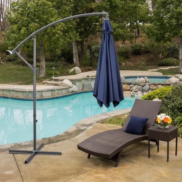 Gdf Studio Jacksonville Navy Blue Banana Canopy Sunshade