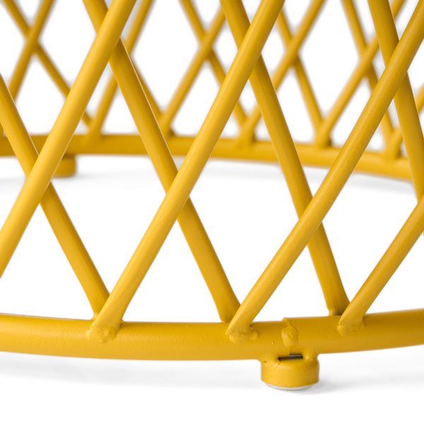 Gdf Studio Jadien Outdoor 19 Inch Diameter Lattice Iron Side Table