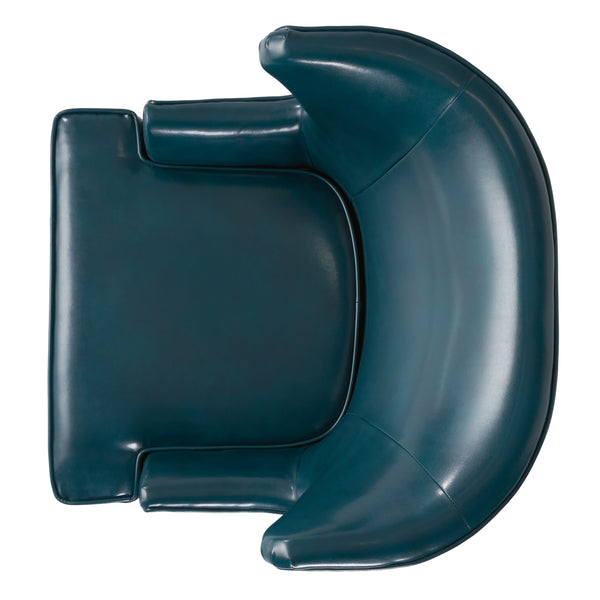 Gdf Studio Jameson Leather High Back Wingback Armchair