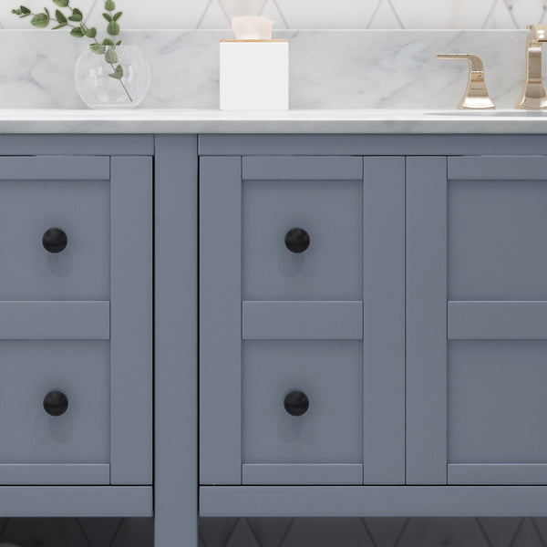 Gdf Studio Jamison Contemporary 72" Wood Bathroom Vanity (Counter Top Not Included)