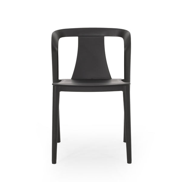 Gdf Studio Janely Outdoor Stacking Dining Chair (Set Of 4)