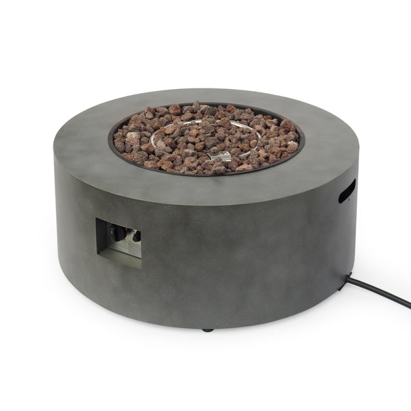 Gdf Studio Jasmine Outdoor 40 000 BTU Circular Fire Pit (No Tank Holder)
