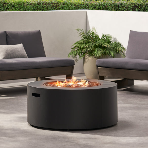gdf studio Jasmine Outdoor 40 000 BTU Circular Fire Pit (No Tank Holder)