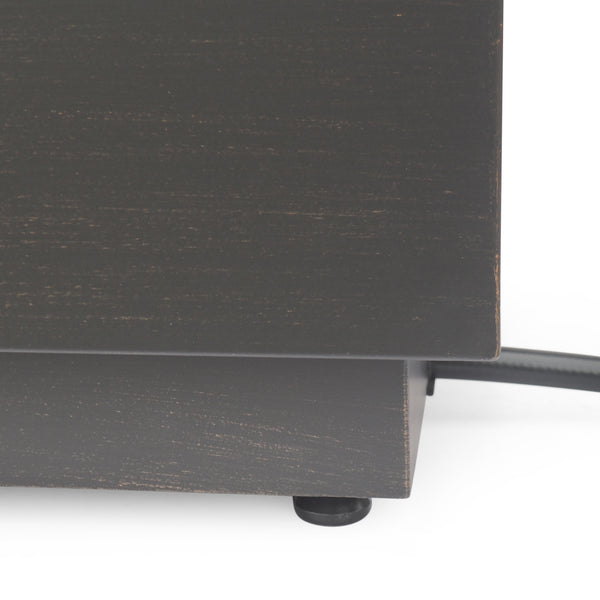 Gdf Studio Jasmine Outdoor 50 000 BTU Square Fire Pit (No Tank Holder)