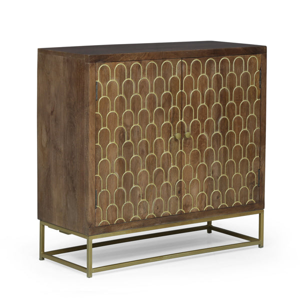 gdf studio Javayah Contemporary Wooden 2 Door Cabinet