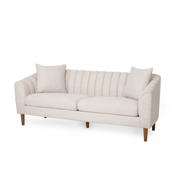 Gdf Studio Jeannie Contemporary Fabric 3 Seater Sofa