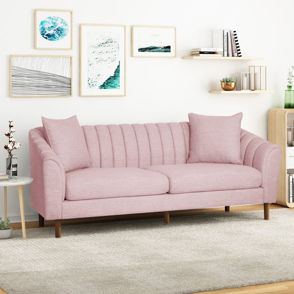 gdf studio Jeannie Contemporary Fabric 3 Seater Sofa
