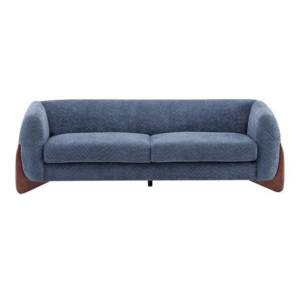 gdf studio Jennifer 82 Inches low silhouette Boucle Sherpa Sofa