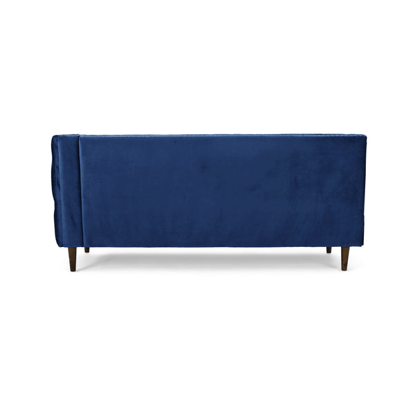 Gdf Studio Jephthah Contemporary Tufted Velvet Sectional Sofa With Storage Chaise Lounge