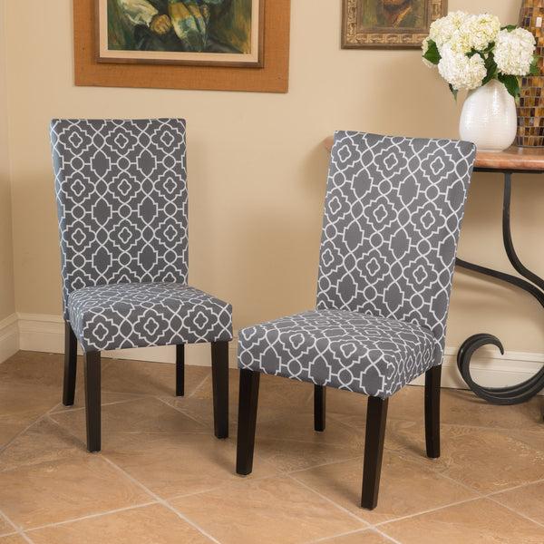 Gdf Studio Jericho Quality Crafted Fabric Dining Chair (Set Of 2)