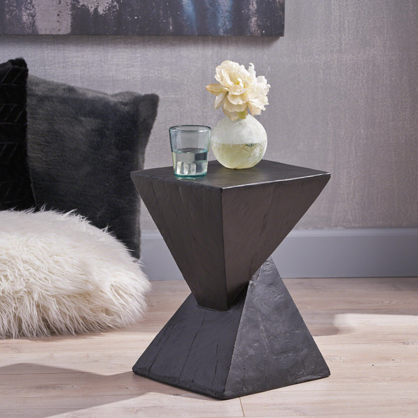 Gdf Studio Jerod Indoor Lightweight Concrete Accent Table