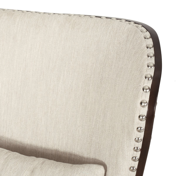 Gdf Studio Jett Contemporary Upholstered Accent Chair With Nailhead Trim