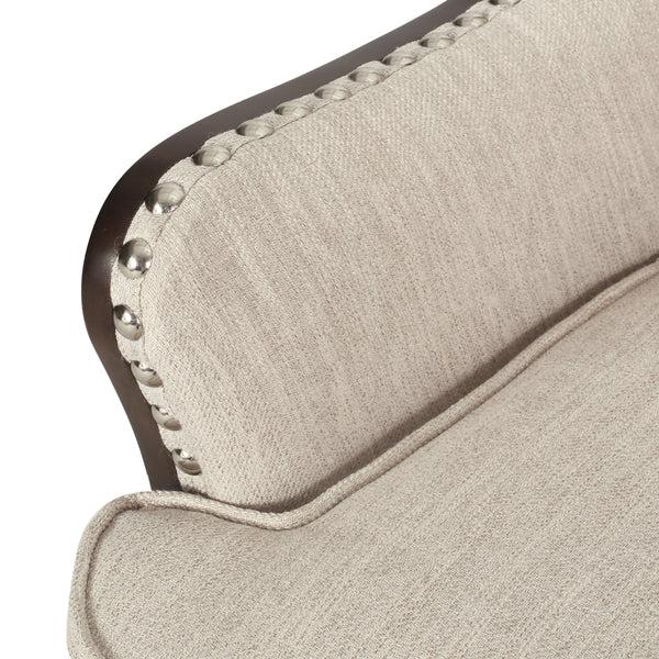 Gdf Studio Jett Contemporary Upholstered Accent Chair With Nailhead Trim