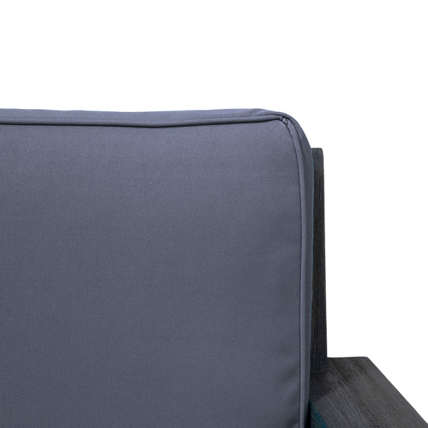 Gdf Studio Joanne Outdoor 4 Seater Acacia Wood Chat Set With Cushions