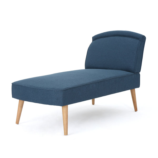 gdf studio Jolie Mid Century Modern Fabric Chaise Lounge