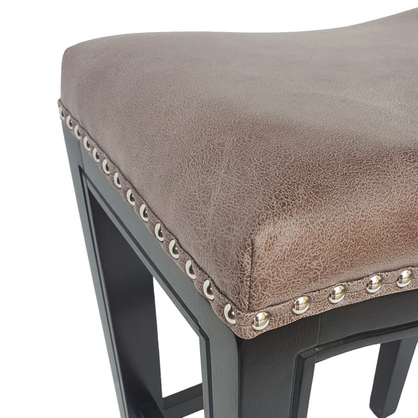 Gdf Studio Jordon Contemporary Studded Fabric Counter Stool (Set Of 2)