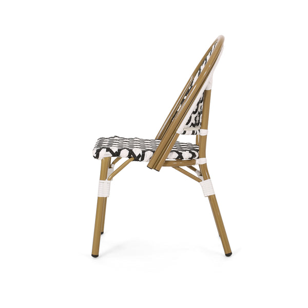 Gdf Studio Jordy Outdoor French Bistro Chair (Set Of 4)