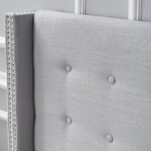 Gdf Studio Josephine Contemporary Upholstered Queen Headboard W/ Button Tufting