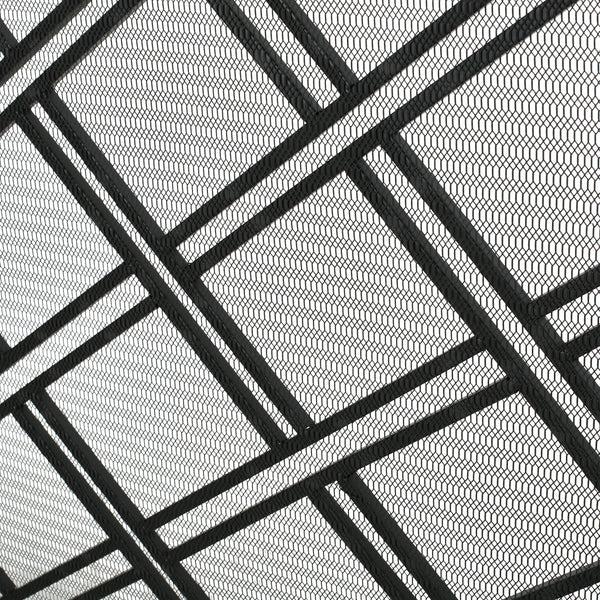 Gdf Studio Josette Contemporary Single-Panel Iron Fireplace Screen