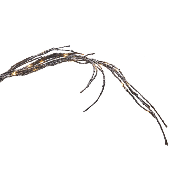 Gdf Studio Journee 6-foot Pre-Lit Warm White LED Artificial Christmas Garland