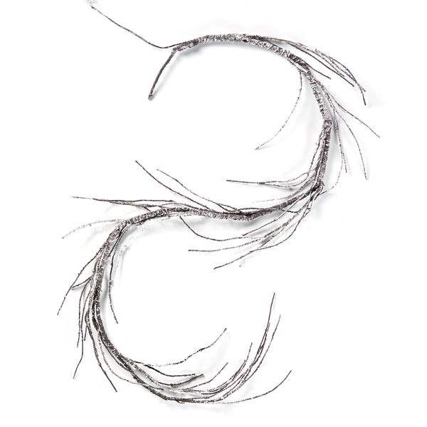 gdf studio Journee 6-foot Pre-Lit Warm White LED Artificial Christmas Garland