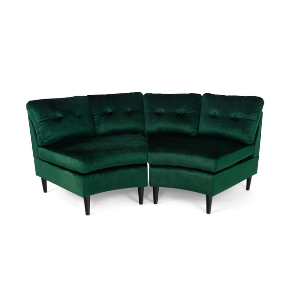 gdf studio Julian Nora Glam Velvet Modular 2 Seater Sectional