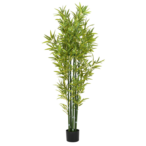 Gdf Studio Kaelith 72" Artificial Bamboo With Pot - 2pcs