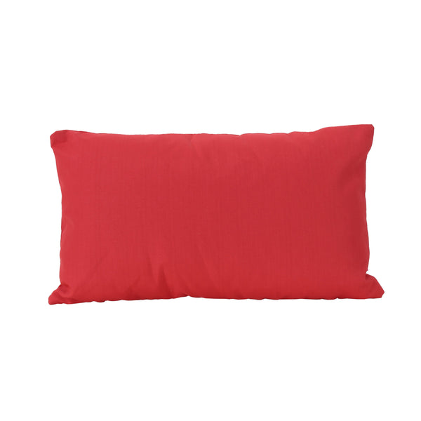 gdf studio Kaffe Indoor Red Water Resistant Rectangular Throw Pillow