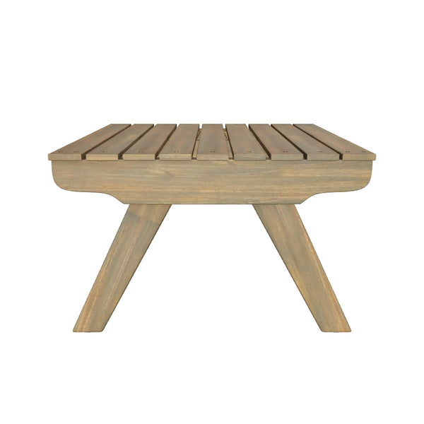 Gdf Studio Kailee Outdoor Wooden Side Table Gray Finish