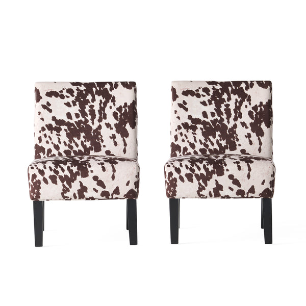 Gdf Studio Kalee Contemporary Fabric Slipper Accent Chair