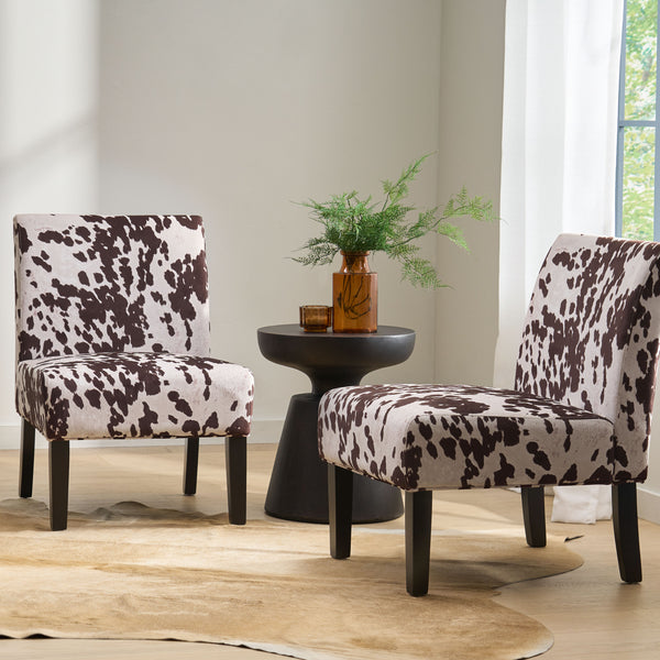 Gdf Studio Kalee Contemporary Fabric Slipper Accent Chair